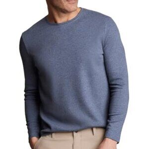 NWT - English Laundry Blue Men’s Long Sleeve Crewneck Regular Fit Shirt Size XXL